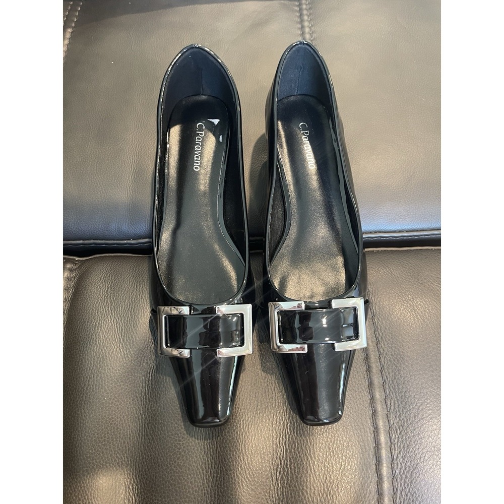 C.Paravano Women's Low Heels Black 39